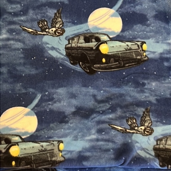 ⭐️ Harry Potter Fleece Fabric Chamber of Secrets Flying Car - Picture 2 of 5